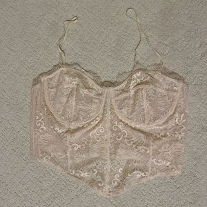 Free People Midnight Mantra Corset NWT Size Large